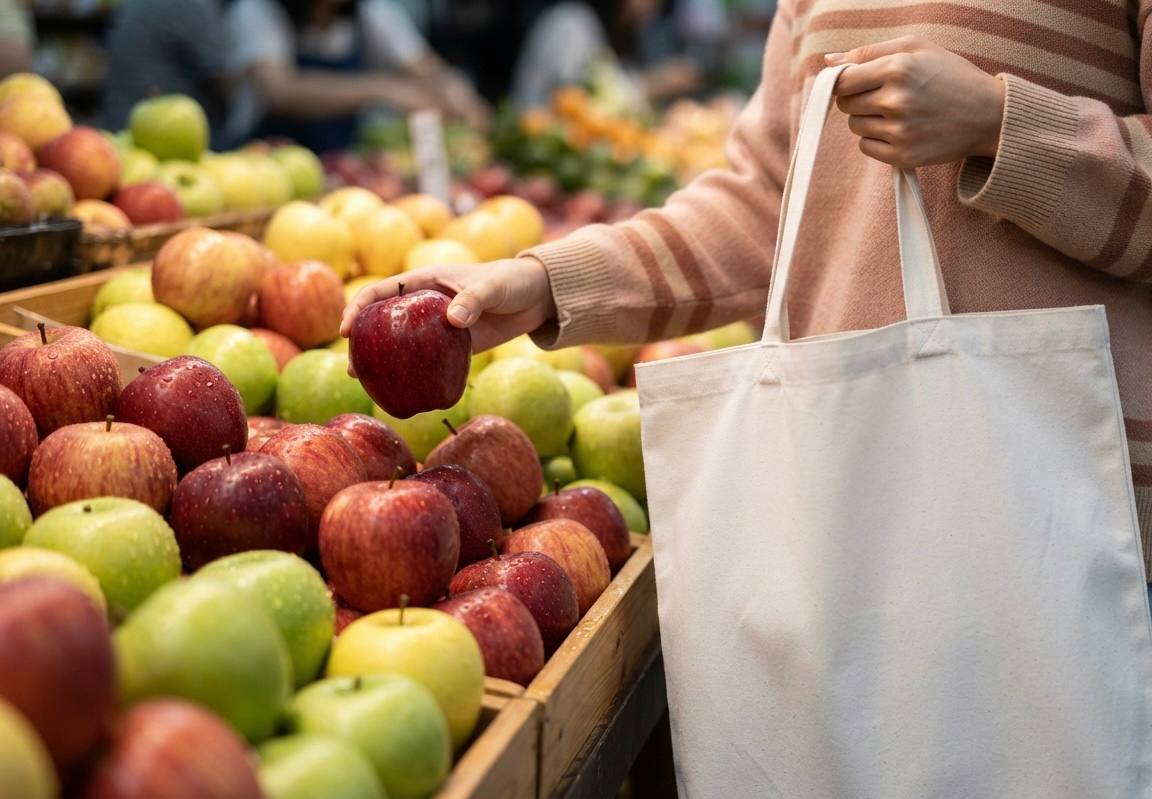 Premium 100% Cotton Tote Bag – Reusable Eco-Friendly Everyday Shoulder Bag
